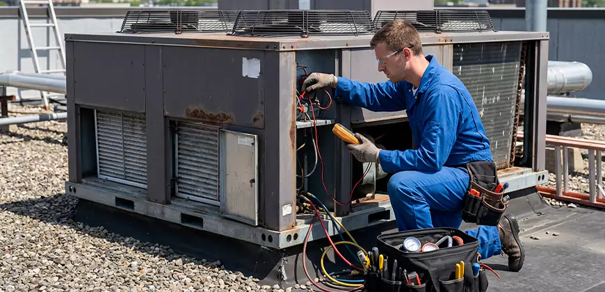 Package Unit Maintenance in Danbury