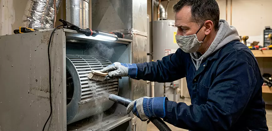 HVAC Blower Compartment Cleaning in Danbury