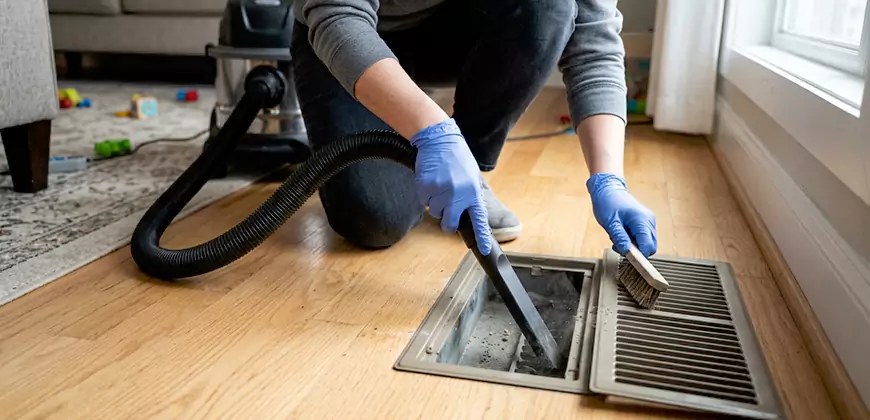 Heating Floor Vent Cleaning in Danbury